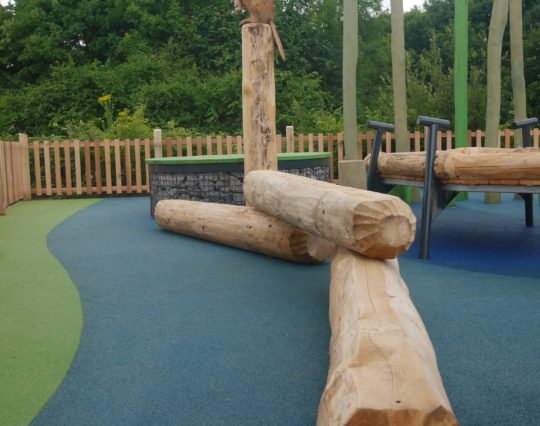 Lee Valley Park Authority - Play Area - White Water Rapid - Natural play area - public park play area